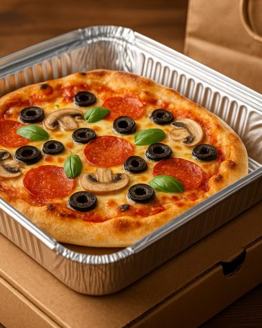 Cum păstrezi crocantă pizza în caserole de aluminiu la livrare