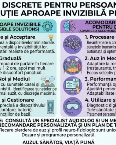 Variante discrete pentru persoanele care vor o solutie aproape invizibila pentru auz